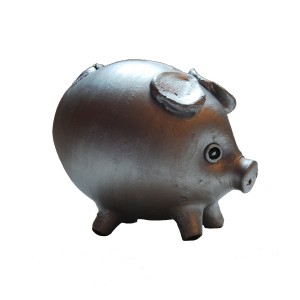 Hucha de Cerdito, Color Plata