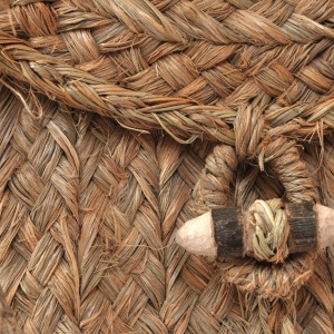 Bolso de Esparto, detalle del cierre